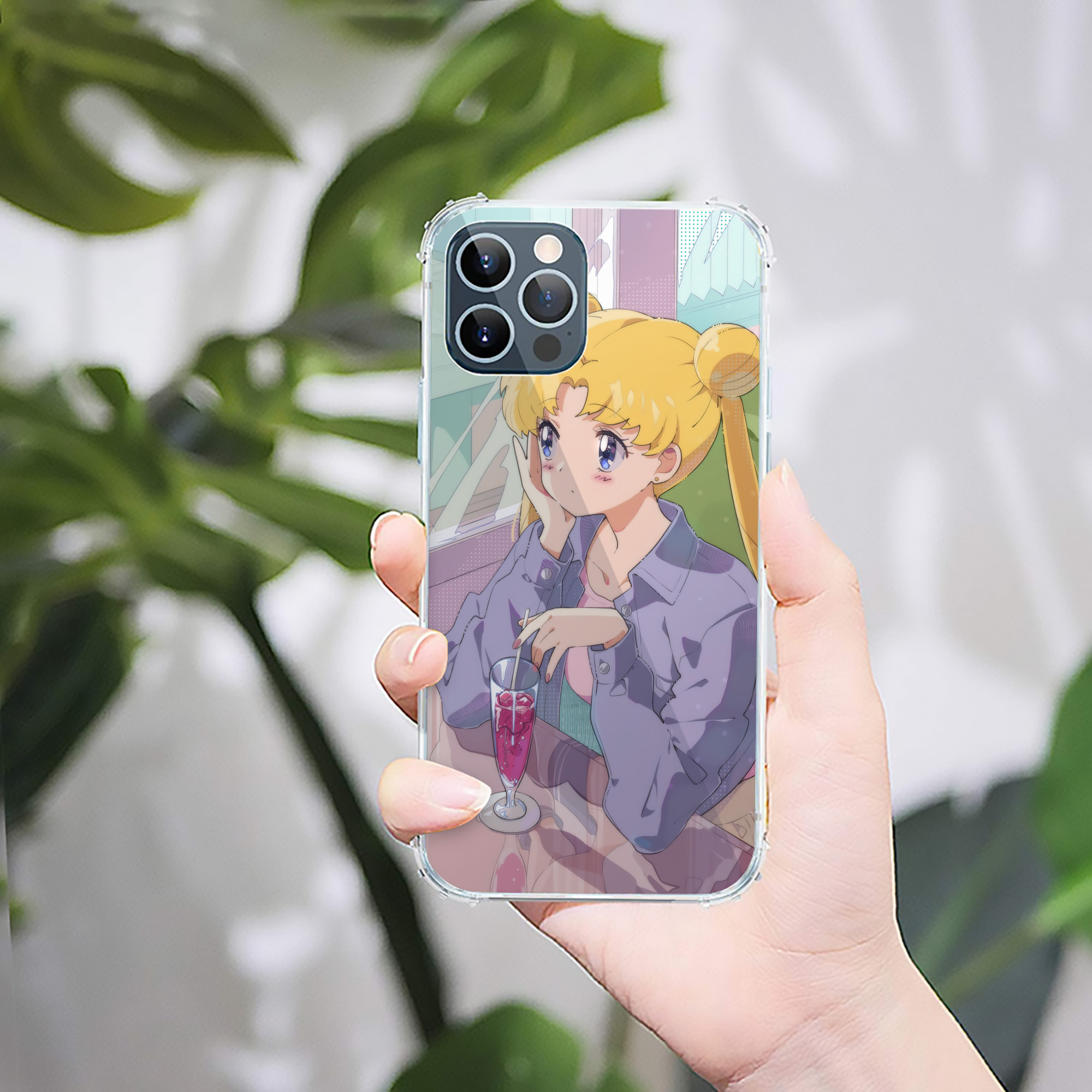 （画像用） 美少女戦士セーラームーン Sailor Moon 【iPhone 12シリーズ対応】透明スマホケース（クリアソフトケース）